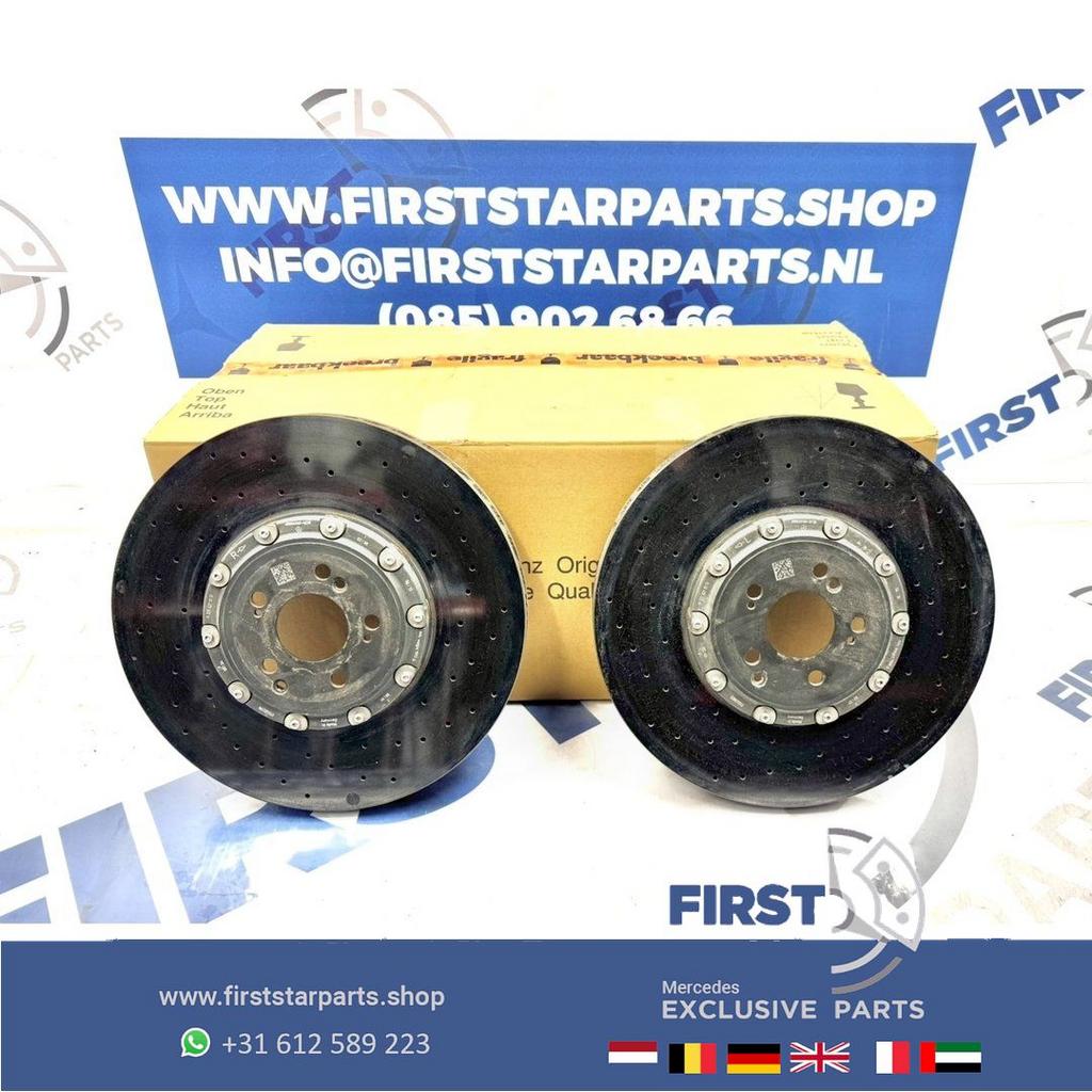 KERAMISCHE REMSCHIJF W205 C205 W206 C63 C63s W213 E63 E63s W, Gebruikt, -, Ophalen of Verzenden, -