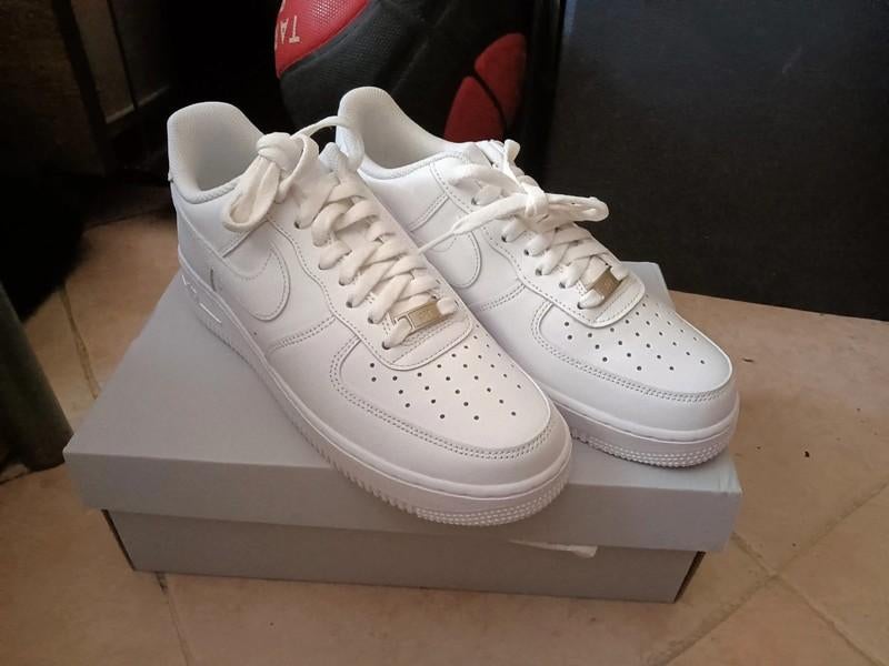Nike Air Force 1 Taille 45, Vêtements | Hommes, Chaussures, Neuf, Baskets, Blanc, Envoi