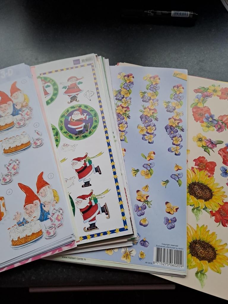 100 knipvellen om kaarten te maken, Ophalen of Verzenden