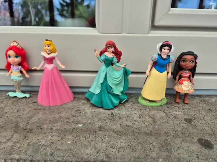 5 figuren van Disney-prinsessen, Verzamelen, Disney, Ophalen of Verzenden