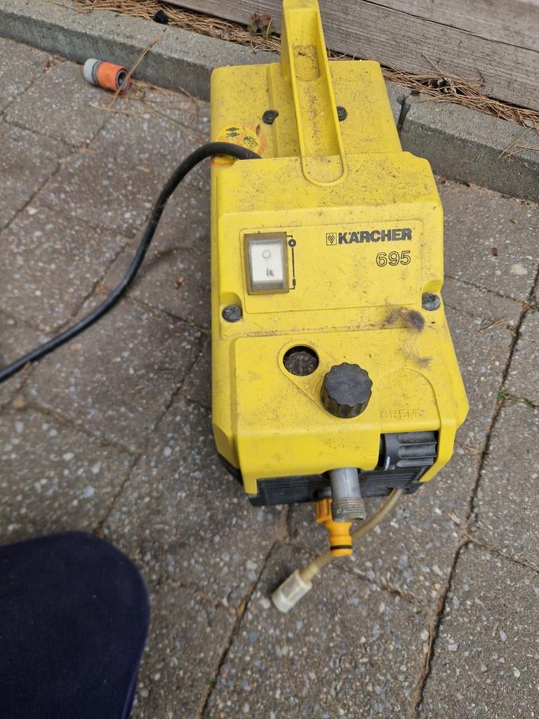 Hogedrukreiniger karcher 695, Tuin en Terras, Ophalen
