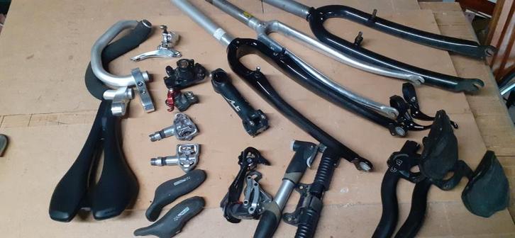 Lot de pièces de vélo, Vélos & Vélomoteurs, Vélos Pièces, Enlèvement