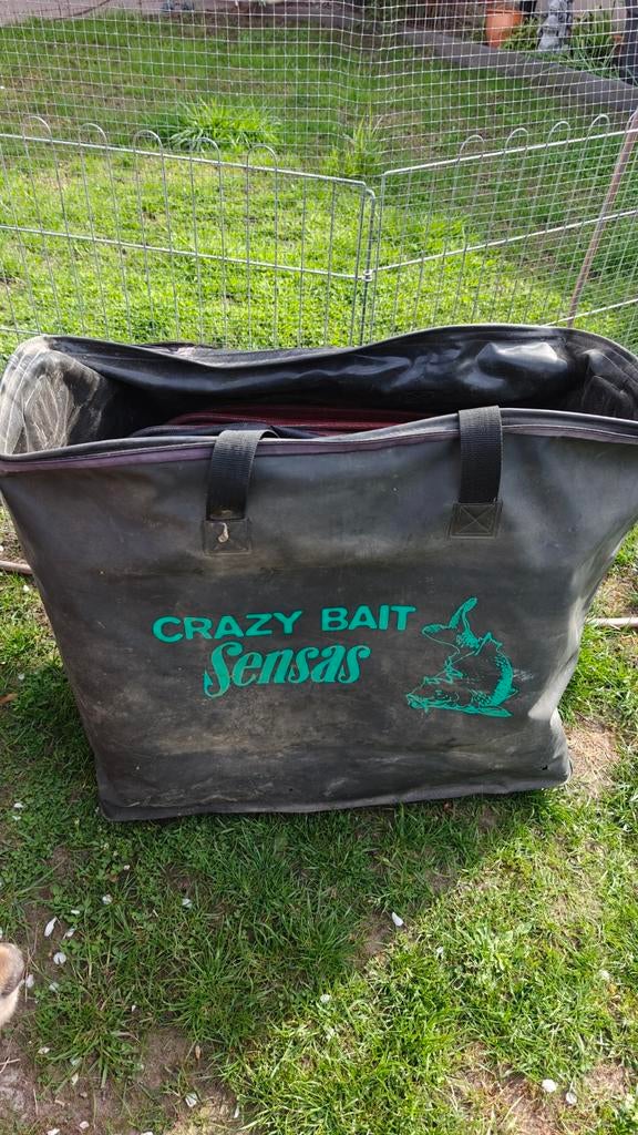 XXL SENSES leefnetten tas + 3 leefnetten, Sports nautiques & Bateaux, Pêche à la ligne | Poissons blancs, Enlèvement, Utilisé