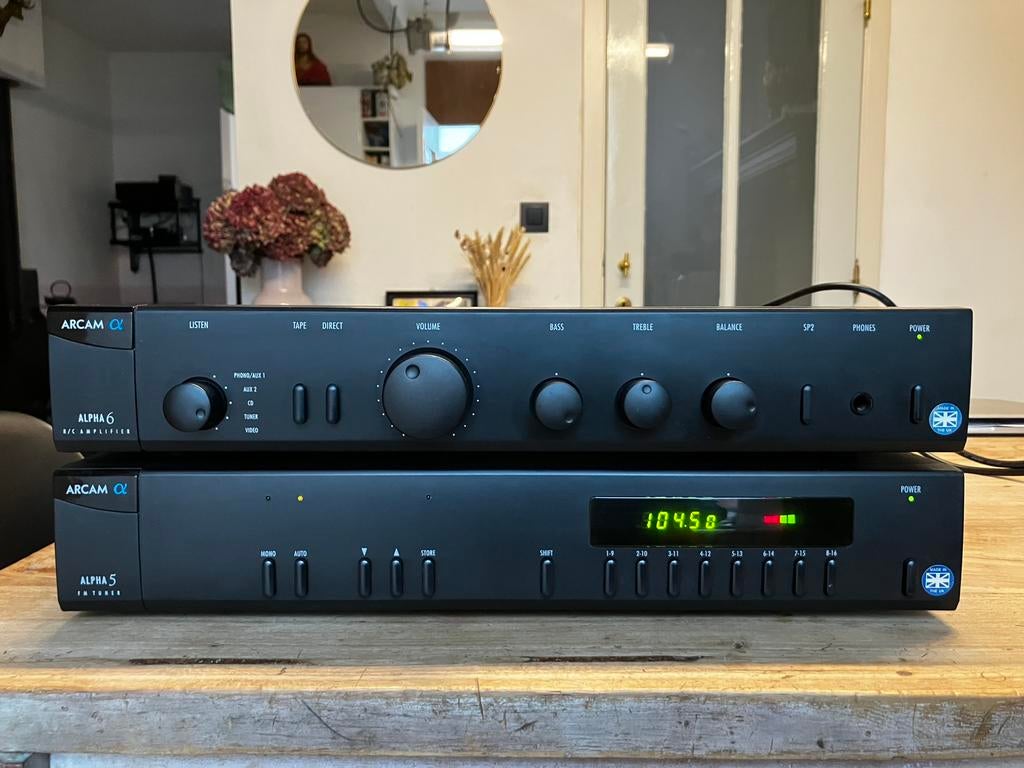 Arcam alpha 6 versterker en tuner, TV, Hi-fi & Vidéo, Amplificateurs & Ampli-syntoniseurs, Comme neuf, Enlèvement