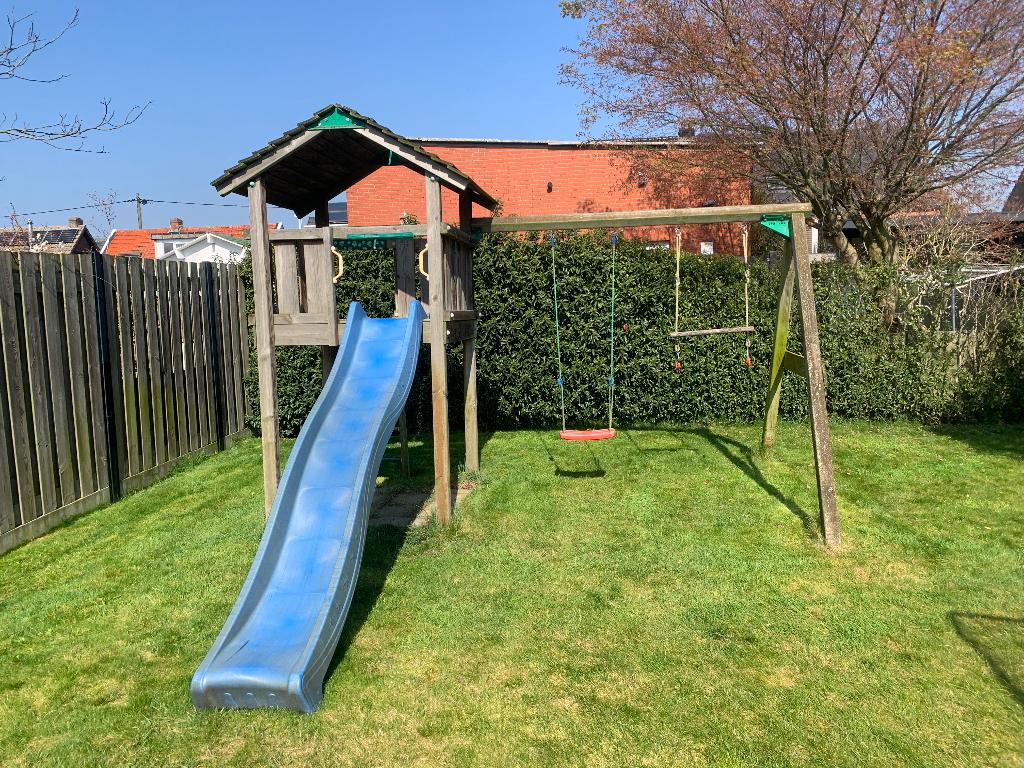 Houten speeltuig, Ophalen, Gebruikt, Schommel