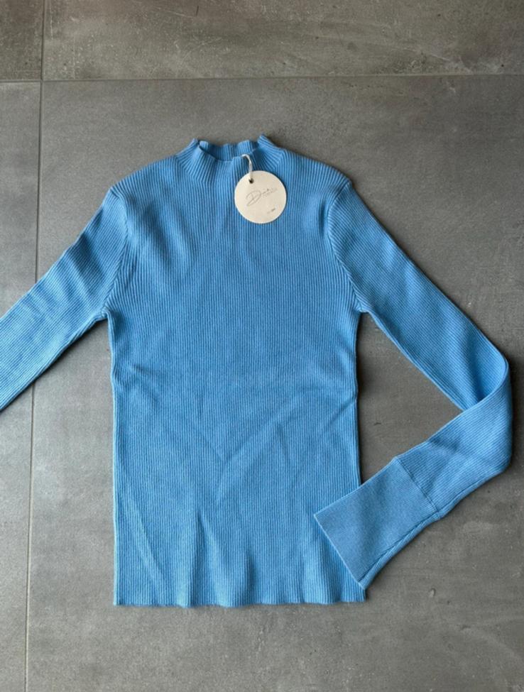 Jbc - Lichtblauwe trui geribd. Maat S. Nieuw, Ophalen of Verzenden, Nieuw, Maat 36 (S), Blauw