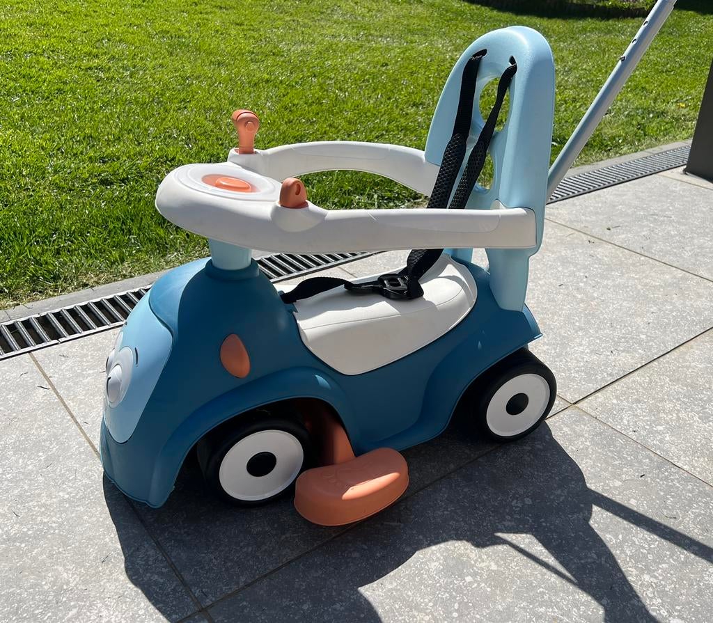 Koerier, draver, Smoby Maestro-auto, Ophalen, Zo goed als nieuw