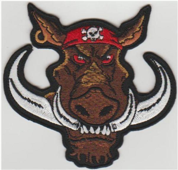 Wild Zwijn stoffen opstrijk patch embleem #2, Verzamelen, Overige Verzamelen, Nieuw, Verzenden