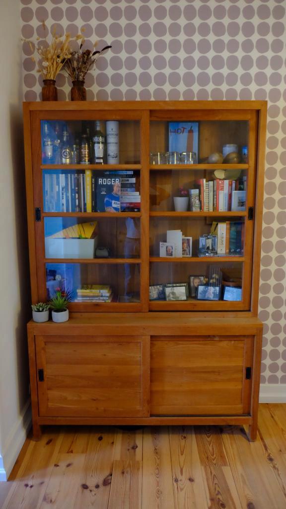 Teak buffetkast in goede staat, Huis en Inrichting, Kasten | Buffetkasten, Zo goed als nieuw, 200 cm of meer, 150 tot 200 cm, 25 tot 50 cm