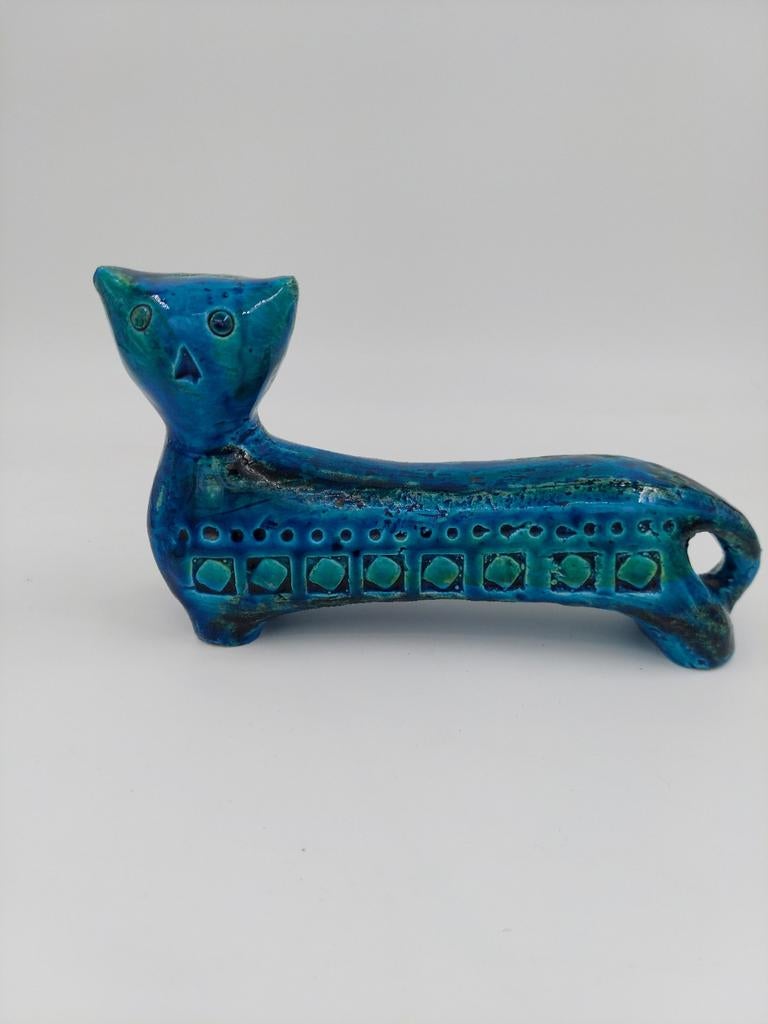 Aldo Londi Bitossi, vintage keramische kat, Ophalen of Verzenden