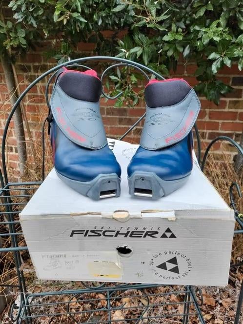 bottes de ski de fond vintage Fischer XC taille 39, Enlèvement, Fischer