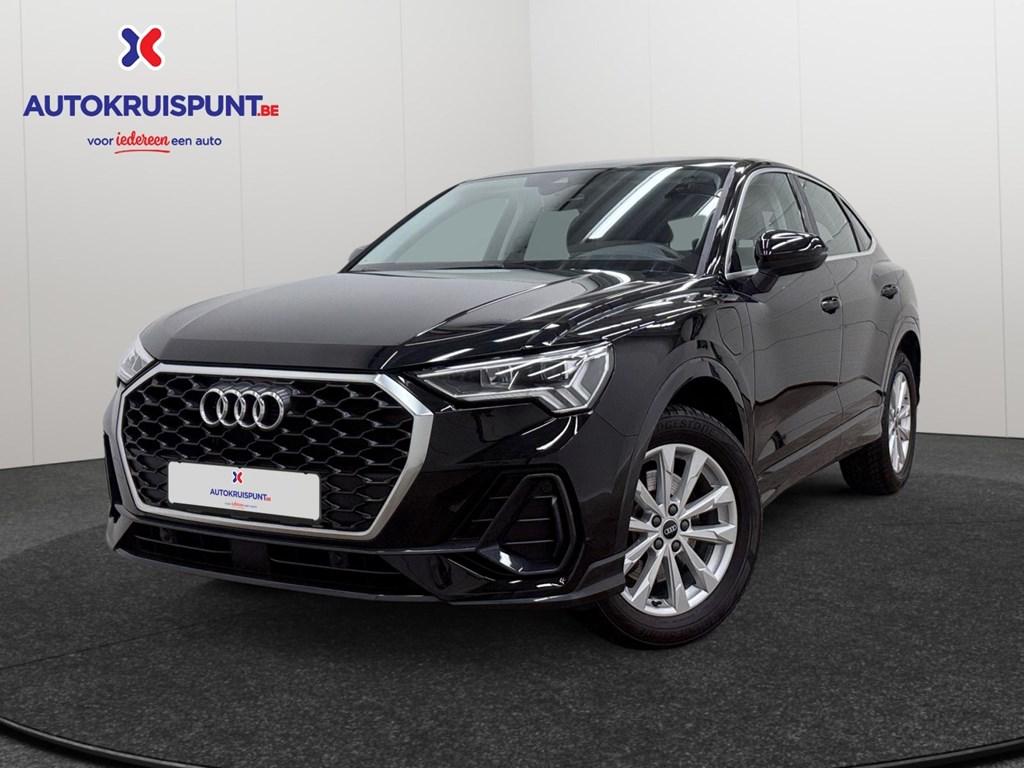 Audi Q3 1.4 45 TFSI E S TRONIC Leder GPS Camera Dig.Airco, Auto's, Automaat, Zwart, 38 g/km, 150 pk