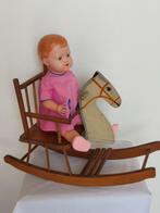 Poupées TORCK, cheval à bascule, anciennes, uniques, Enlèvement