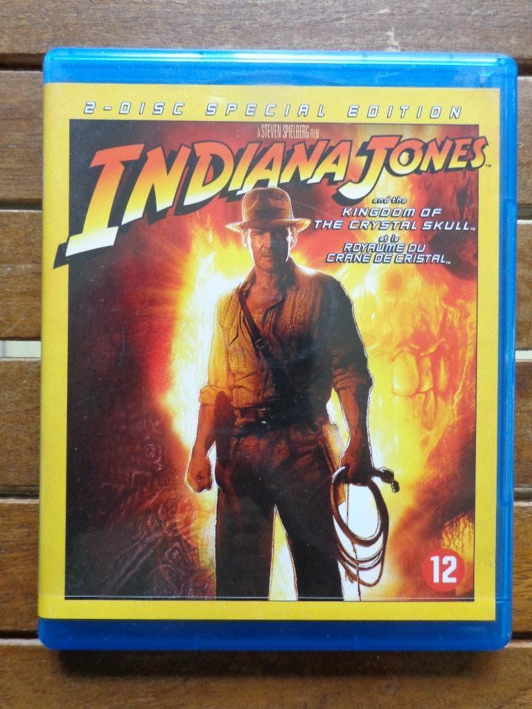 )) Bluray  Indiana Jones et le Royaume du Crâne de Cristal (, Ophalen of Verzenden, Zo goed als nieuw, Avontuur