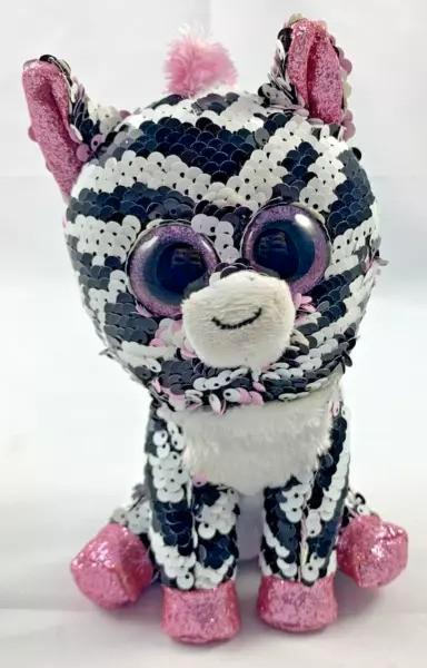 Ty Beanie Boos Zoey Zebra Pluche Knuffel 15 cm 2019, Kinderen en Baby's, Speelgoed | Knuffels en Pluche, Zo goed als nieuw, Overige typen