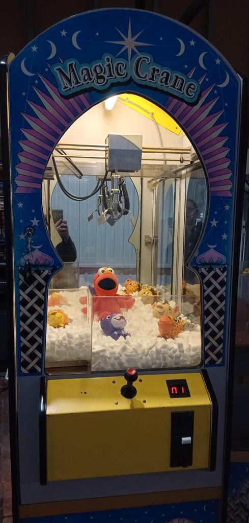Elaut magic crane grijpmachines, Verzamelen, Automaten | Gokkasten en Fruitautomaten, Gebruikt, Euro, Met sleutels, Ophalen