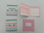 Uitnodiging verjaardagsfeestje - 15 stuks + roze enveloppe, Ophalen of Verzenden, Nieuw, Overige typen