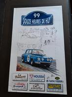 poster 1999 Renault Gordini 12 heures Huy 1999 rally, Verzamelen, Ophalen of Verzenden, Auto's