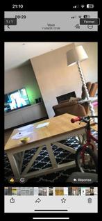 Tres belle table de salon a donner en tres bin etat, Maison & Meubles, Enlèvement, Comme neuf, Rectangulaire