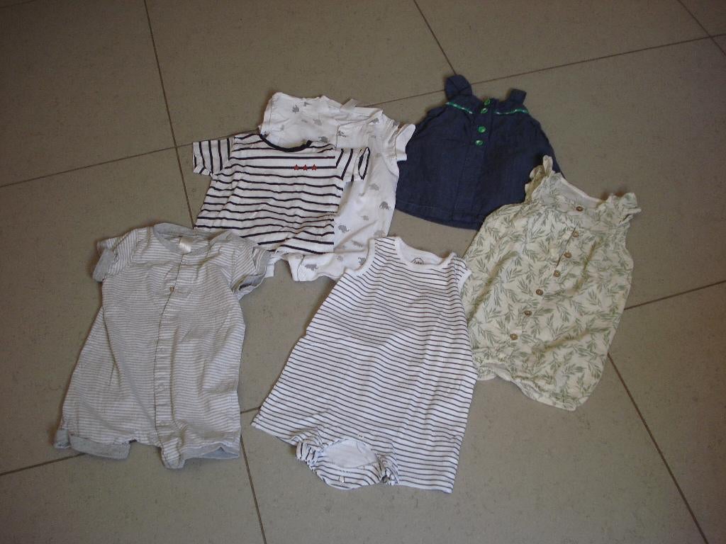 Pakket kledij, meisjes. mt 80 (6 stuks), Kinderen en Baby's, Ophalen of Verzenden, Gebruikt, Maat 80