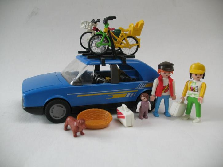 Playmobil auto met gezin 3739, Kinderen en Baby's, Speelgoed | Playmobil, Gebruikt, Ophalen of Verzenden