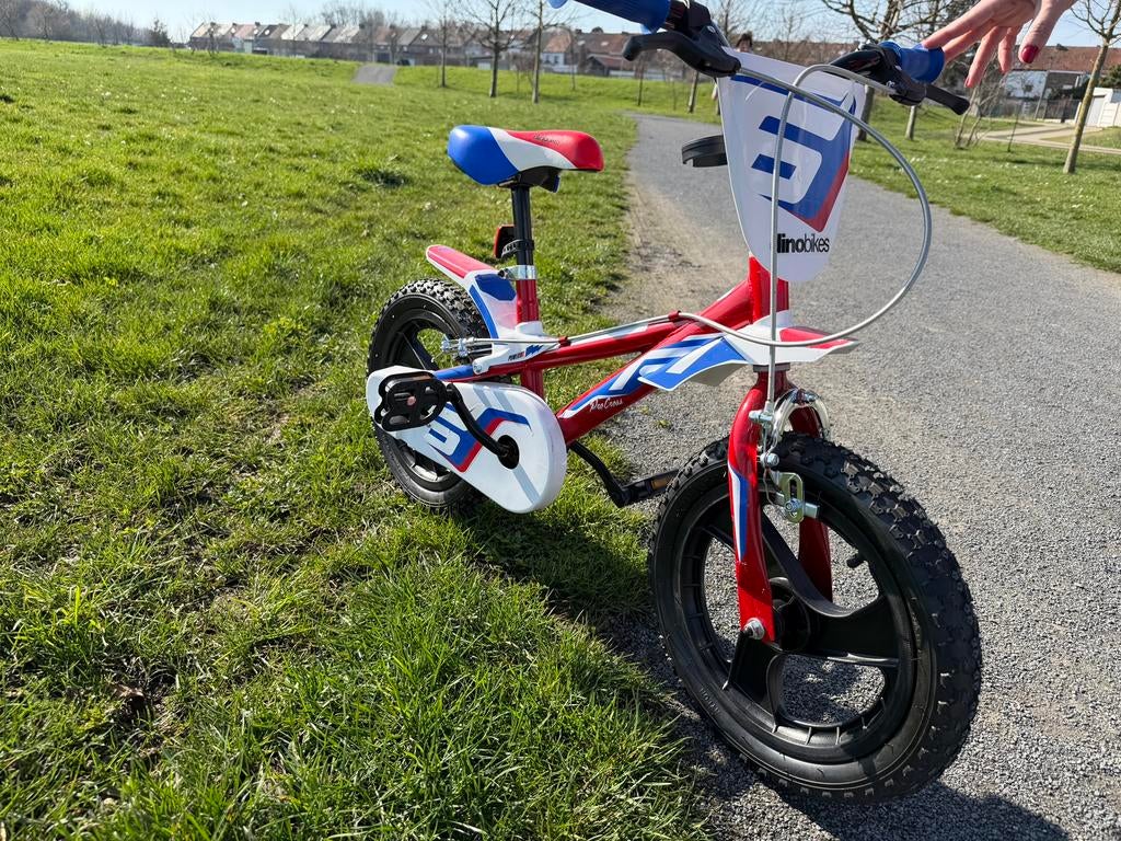 Dino Bikes kinderfiets 14 inch – zo goed als nieuw, Vélos & Vélomoteurs, Mini Bikes, Midi Bikes & Pit Bikes, Comme neuf, Enlèvement ou Envoi