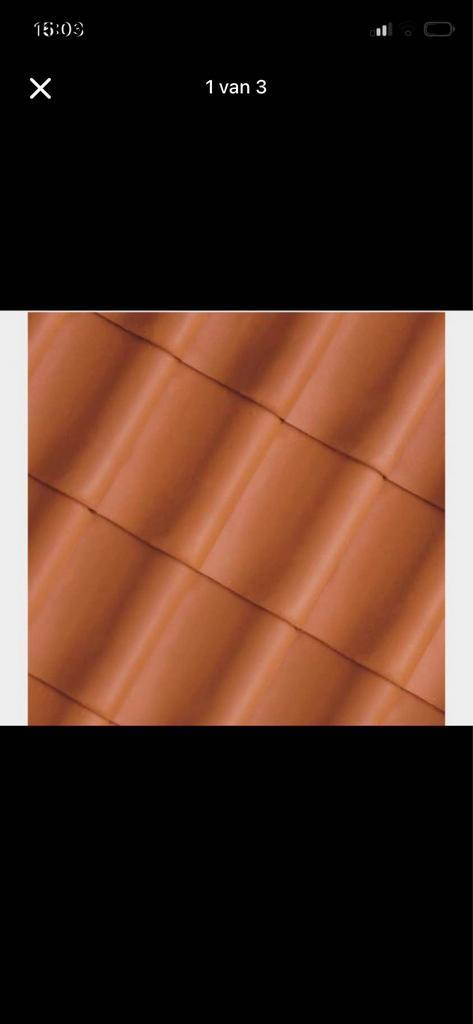 Oude pottelbergse pan 451 natuurrood — nieuw ongebruikt, Doe-het-zelf en Bouw, Dakpannen en Dakbedekking, Nieuw, Dakpannen, Steen of Klei