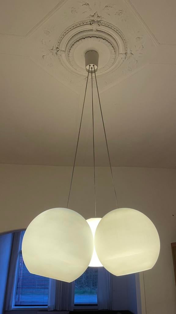 Hanglamp uit mat glas, Antiek en Kunst, Ophalen
