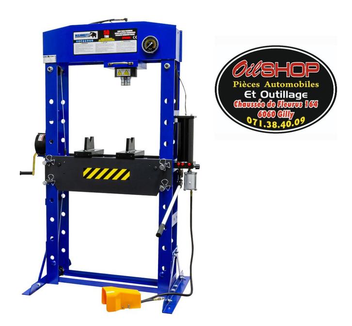 Presse d'atelier pneumatique hydraulique 50 tonnes, Autos : Divers, Outils de voiture, Neuf, Enlèvement