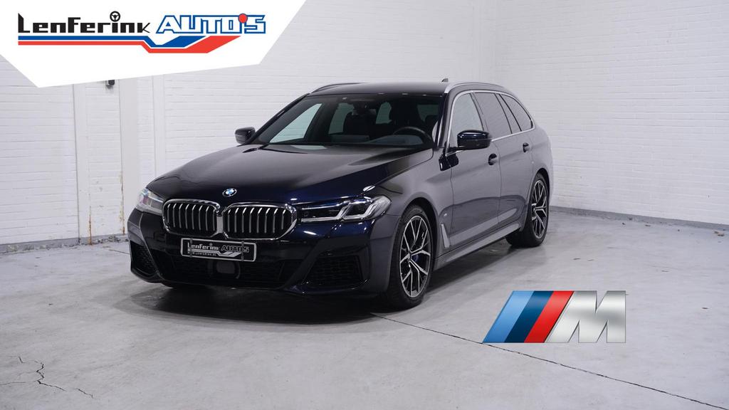 BMW 530 5-serie 530i M Sport 1e eigen NAP NL-auto Laser ligh, Auto's, BMW, Automaat, Zwart, Zwart, Bedrijf