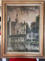 Schilderij “ kasteel van Bornem “, Antiek en Kunst, Ophalen