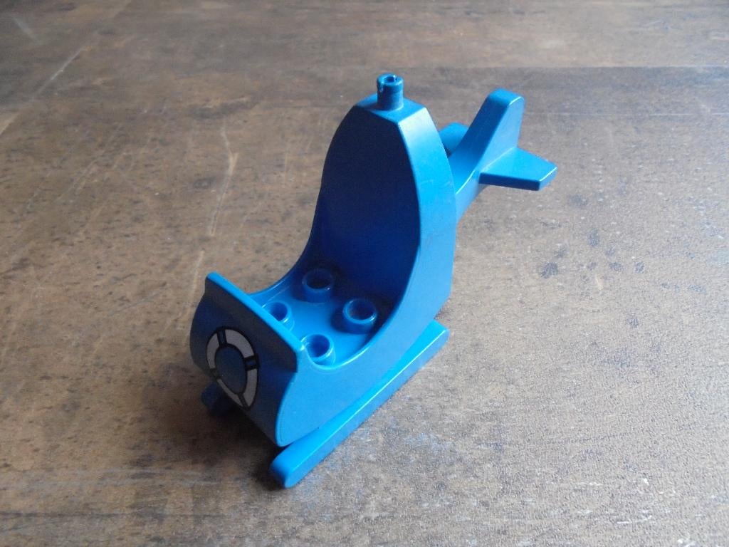 Lego Duplo Helicopter Body with Skids (zie foto's), Ophalen of Verzenden, Gebruikt, Losse stenen, Duplo