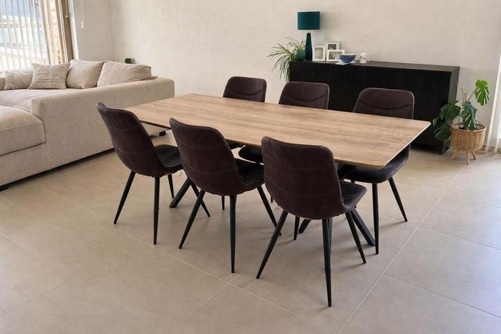 6 stoelen MX Sofa, Maison & Meubles, Ameublement | Revêtements de sol, Comme neuf, Gris, Enlèvement