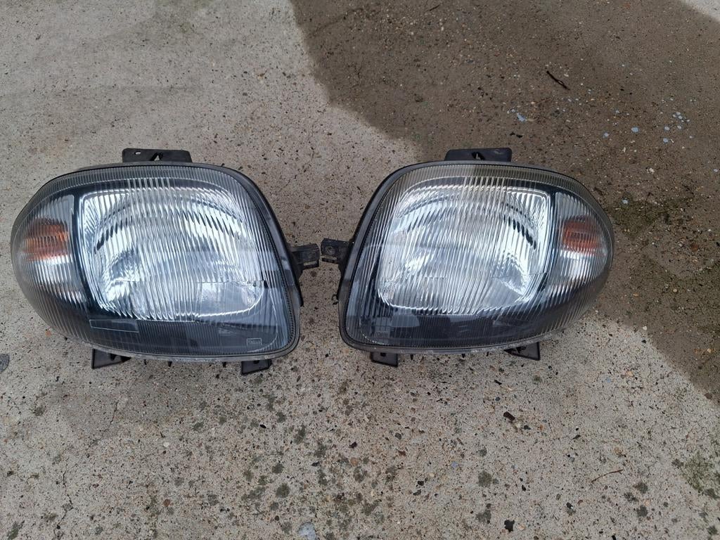 Koplampen L + R Renault Clio 2 v.'98 tot '01, Ophalen, Gebruikt, Renault