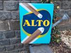 Emaille Reclamebord bord Alto Sigaren, Verzamelen, Merken en Reclamevoorwerpen, Ophalen of Verzenden, Zo goed als nieuw, Reclamebord