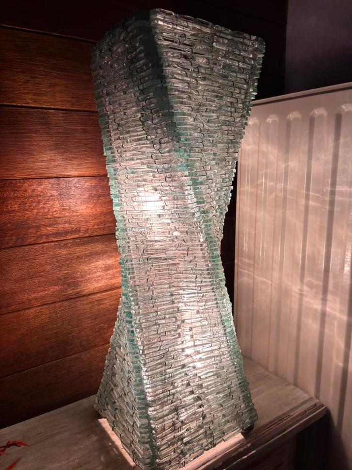 Exclusief italiaanse glas lamp, Antiquités & Art, Antiquités | Verre & Cristal, Enlèvement