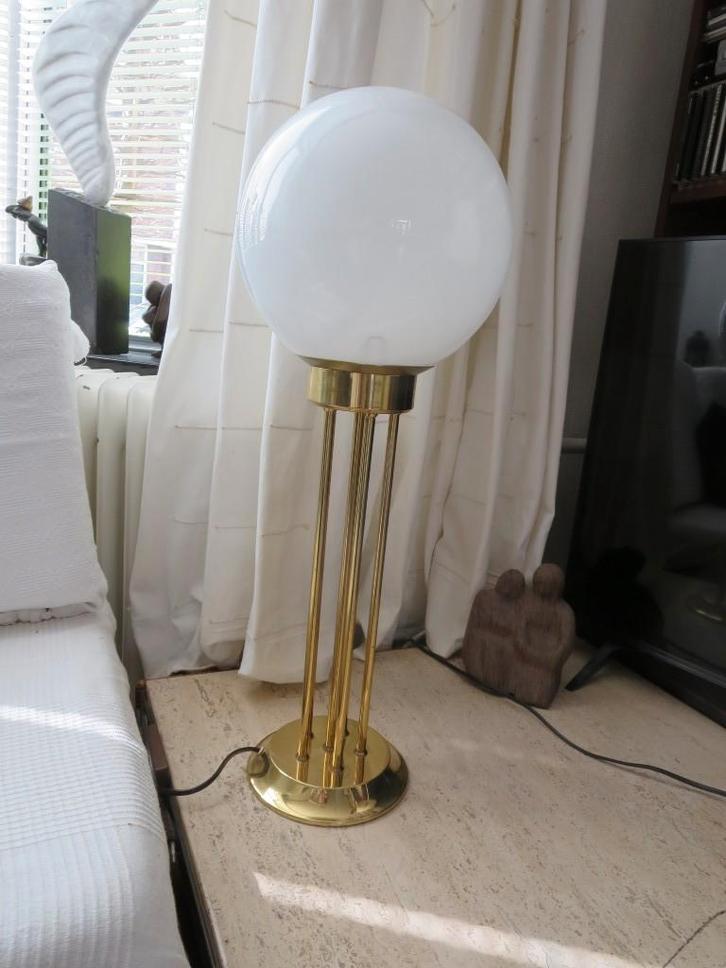 Messing Woja bollampen uit de jaren '60 en '70., Antiek en Kunst, Antiek | Verlichting, Ophalen