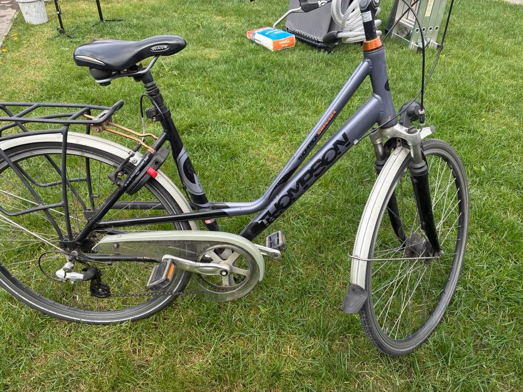 damesfiets thompson 7 versnellingen, Fietsen en Brommers, Ophalen, Gebruikt, Minder dan 10 versnellingen, Overige merken