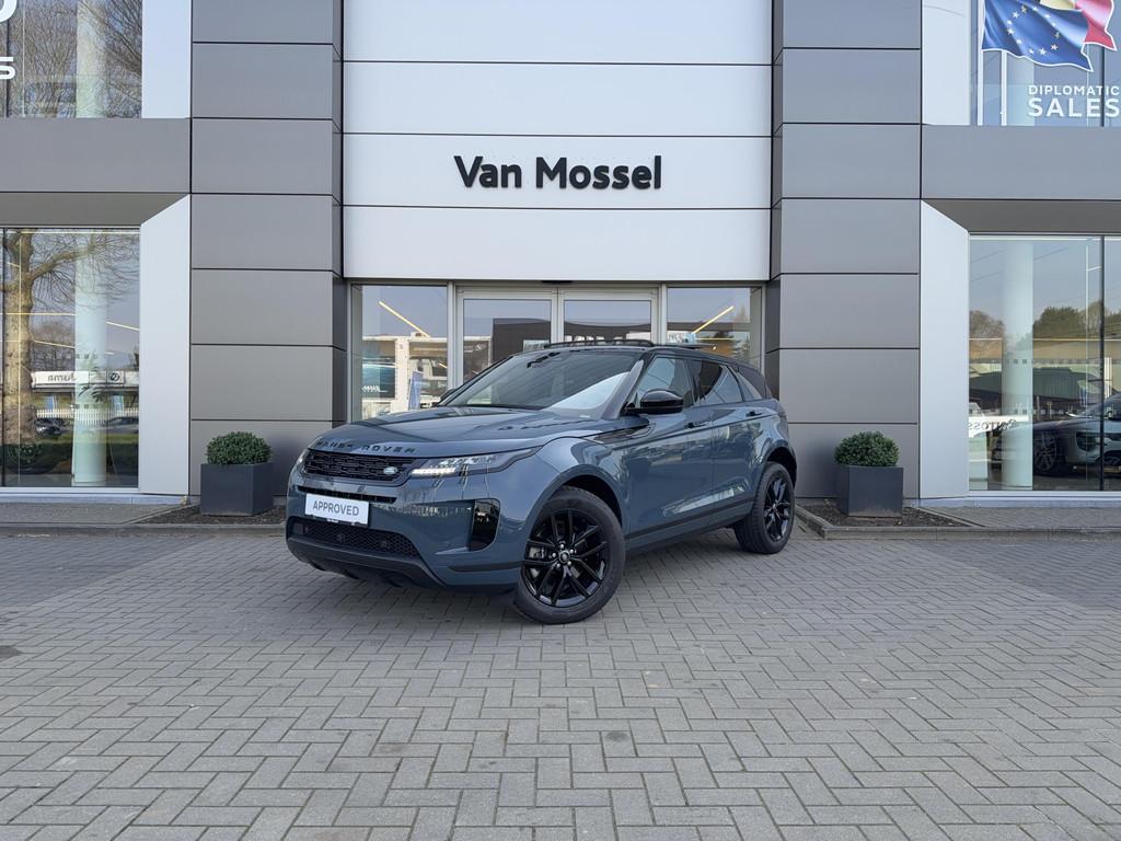Land Rover Range Rover Evoque P160 S (bj 2025, automaat), Auto's, Land Rover, Gebruikt, Zwart, Blauw, Leder