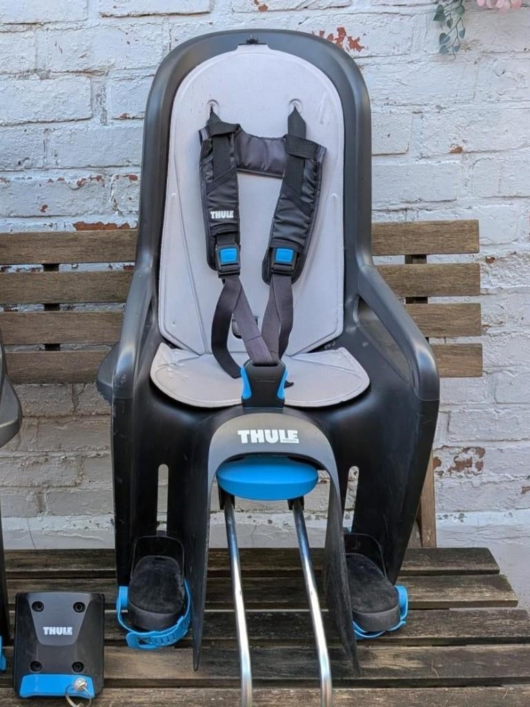 Thule ride along fietsstoel, Vélos & Vélomoteurs, Accessoires vélo | Sièges de vélo, Repose-pieds, Enlèvement, Utilisé, Thule