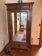 Antieke spiegelkast H230cm B110 D55, Enlèvement