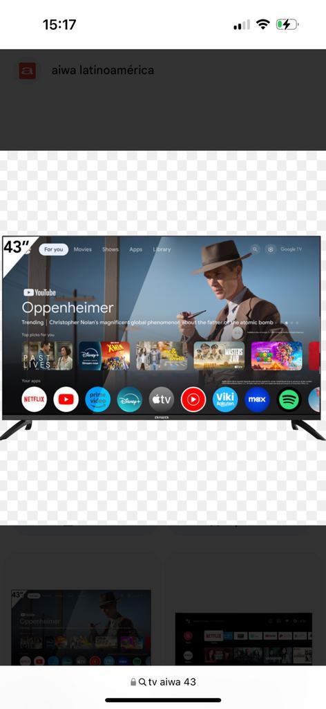 Tv aiwa nieuw, Audio, Tv en Foto, Televisies, Ophalen, Nieuw