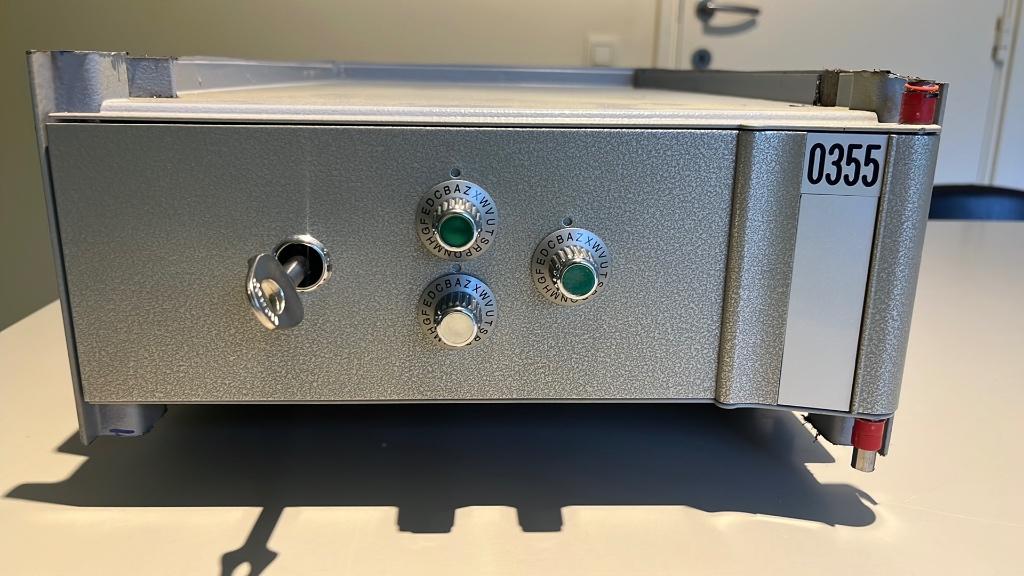 Bankkluis Fichet, Huis en Inrichting, Brandblussers en Brandkasten, Ophalen, Gebruikt, Brandkast