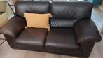 2x lederen bankstel, Huis en Inrichting, Zetels | Zetels, Ophalen
