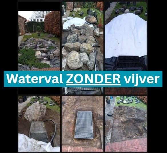 Waterval zonder vijver? DAT KAN!, Tuin en Terras, Ophalen, Nieuw, Waterval