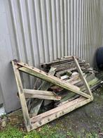 Rest houten balken en palen, Doe-het-zelf en Bouw, Ophalen, Gebruikt