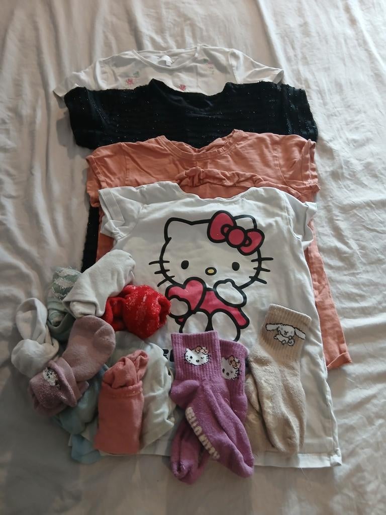 Lot vêtements fille 8 à 10 ans, Enlèvement, Utilisé, Taille 140