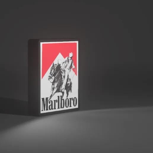Mooie Marlboro reclame lichtbak, compleet met verlichting., Collections, Marques & Objets publicitaires, Enlèvement ou Envoi, Neuf