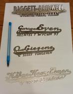 Dealer plaatjes van motor handelaars of garages, Motoren, Ophalen of Verzenden, Gebruikt