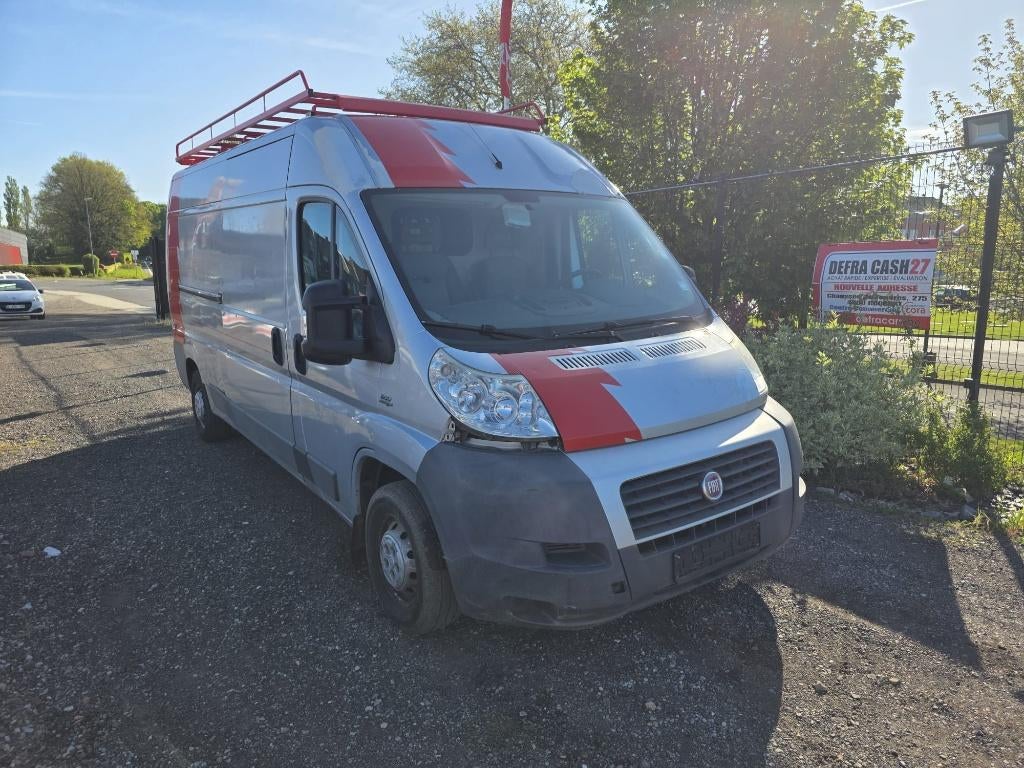 FIAT DUCATO 2009 2.2D 169.513KM *AIRCO*CAPTEURS, Autos, Camionnettes & Utilitaires, Cuir, Entreprise, 3 places, Boîte manuelle